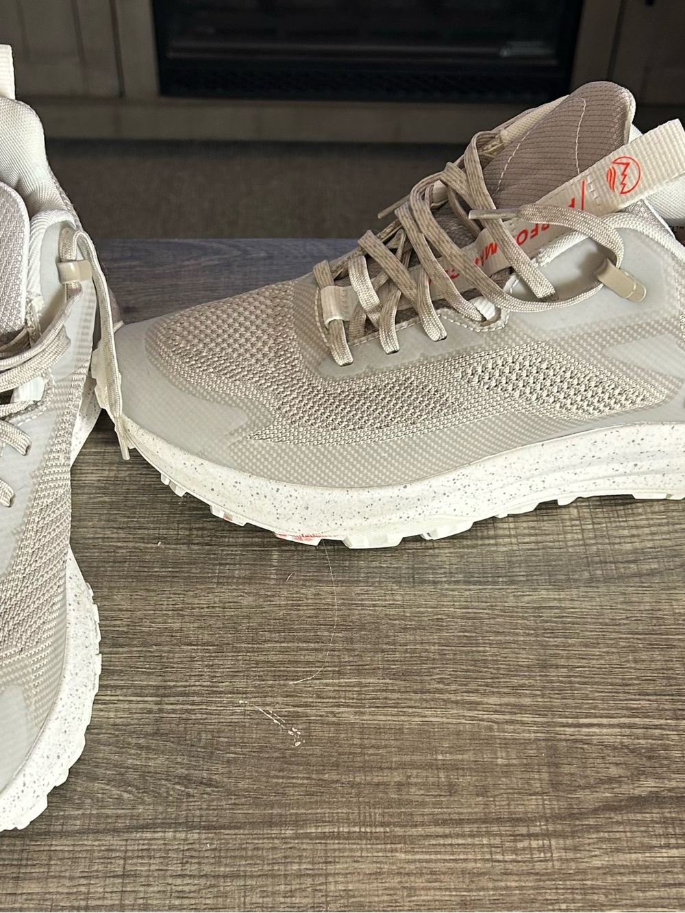 The North Face Sneakers in Light Beige with Off-White Accents